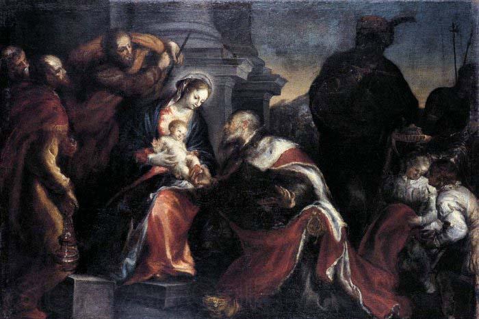 Francisco Camilo Adoration of the Magi Norge oil painting art